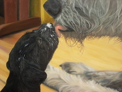 Wolfhound (oil)