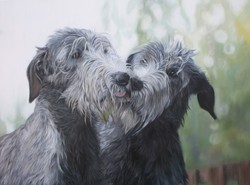 the kissing dogs